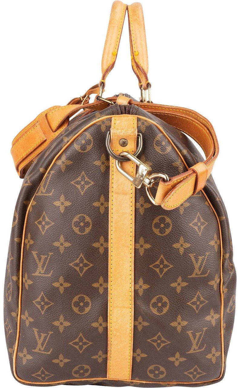 Louis Vuitton Louis Vuitton Monogram Canvas Keepall 50 Bandoulière Travel Bag Bruin