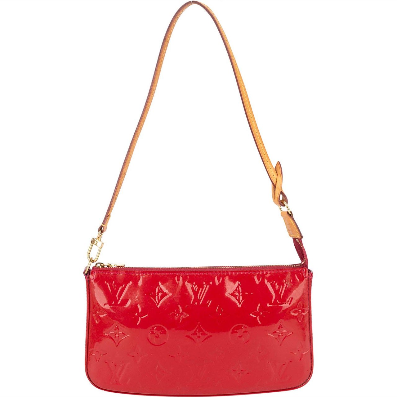 Louis Vuitton Louis Vuitton Monogram Vernis Pochette Accessoires NM Shoulder Bag Rood
