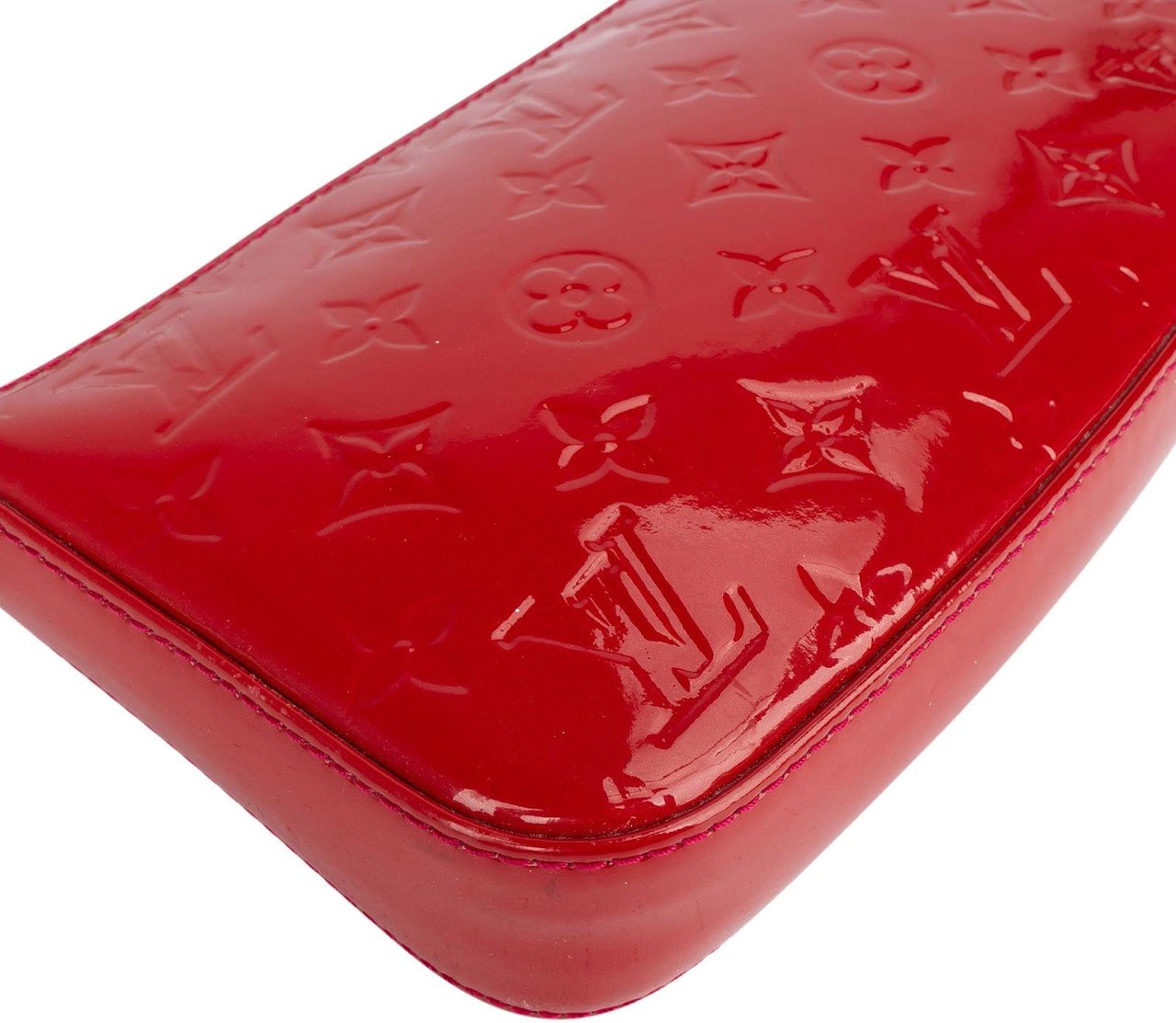 Louis Vuitton Louis Vuitton Monogram Vernis Pochette Accessoires NM Shoulder Bag Rood