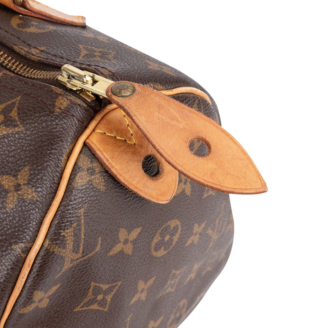 Louis Vuitton Louis Vuitton Monogram Canvas Speedy 30 Handbag Bruin