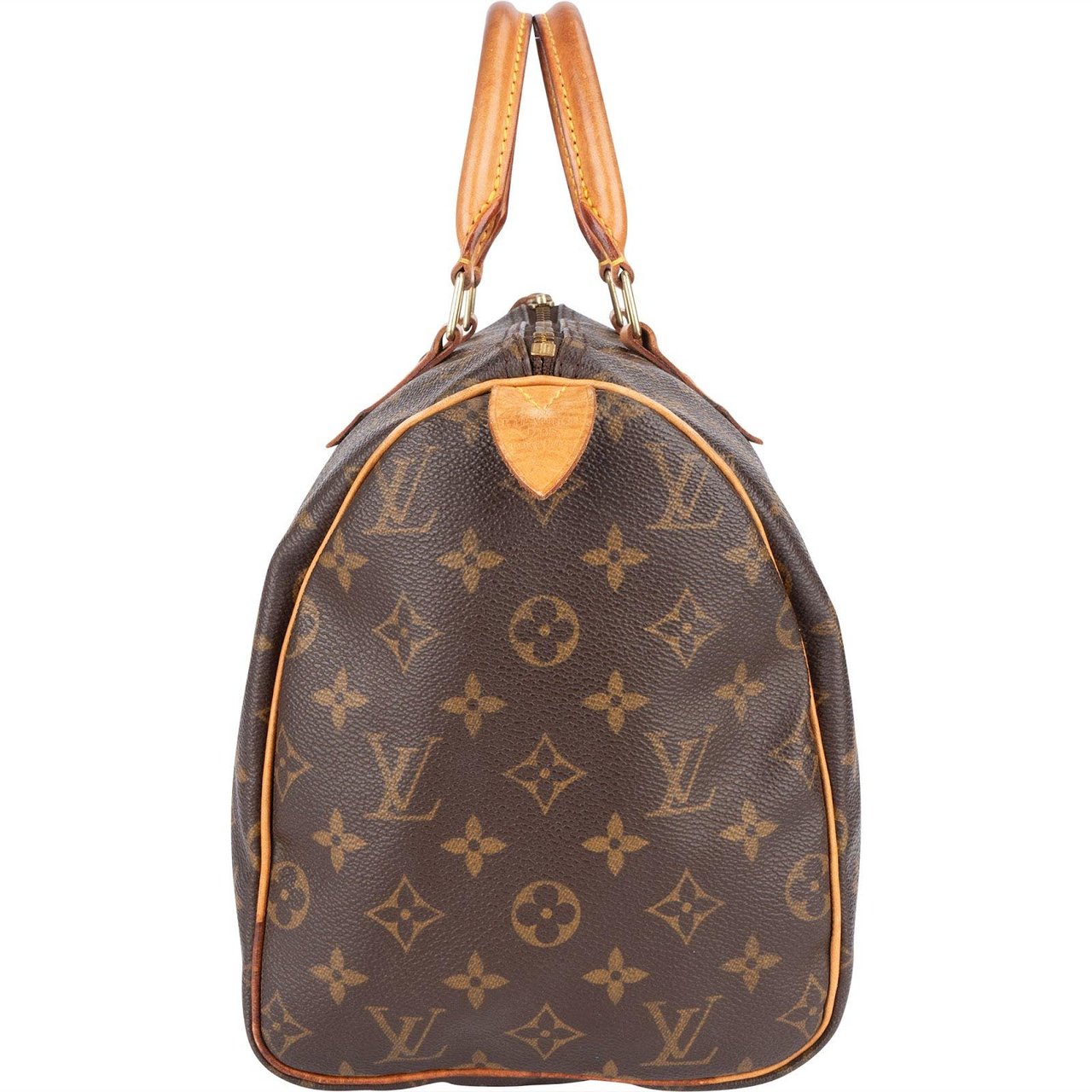 Louis Vuitton Louis Vuitton Monogram Canvas Speedy 30 Handbag Bruin