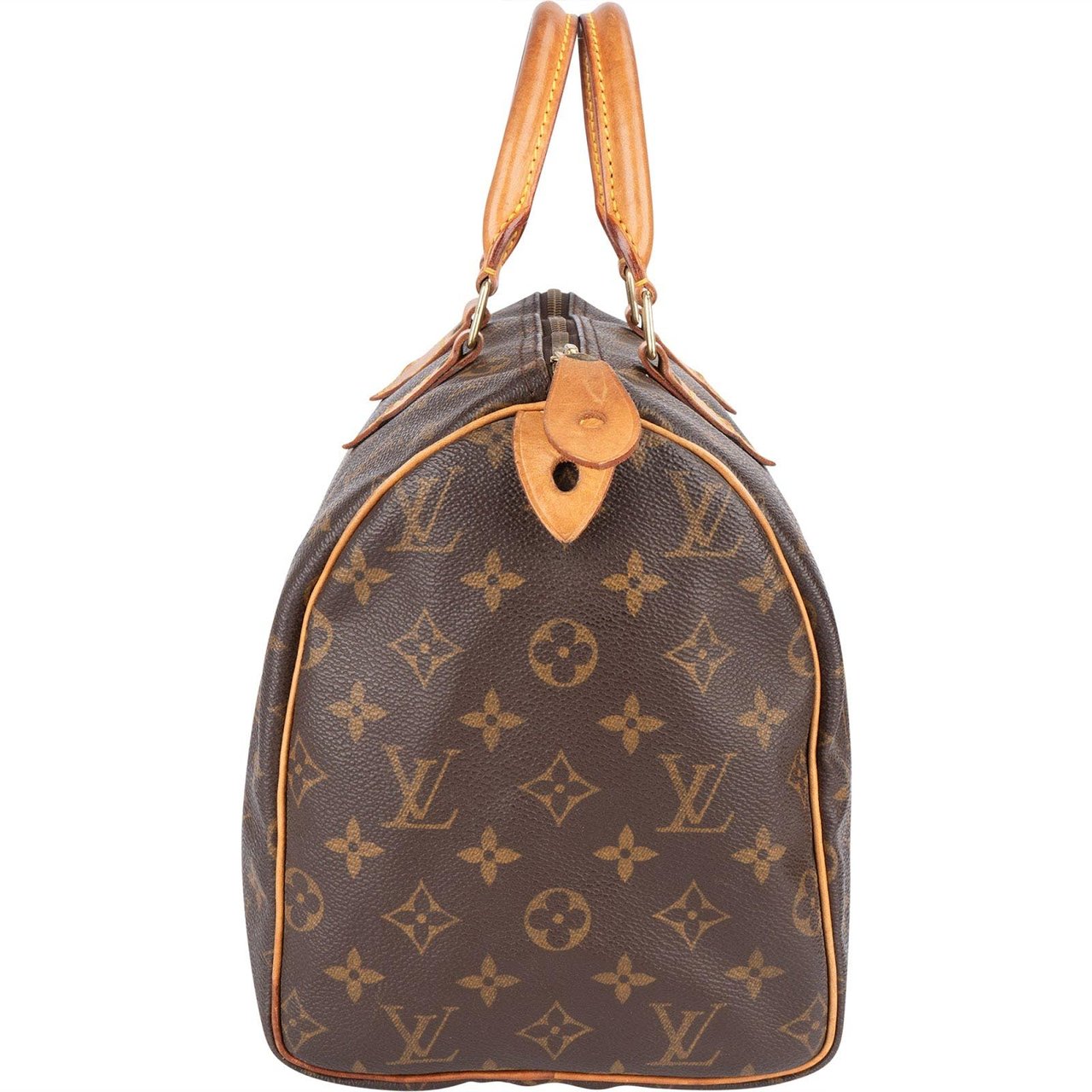 Louis Vuitton Louis Vuitton Monogram Canvas Speedy 30 Handbag Bruin