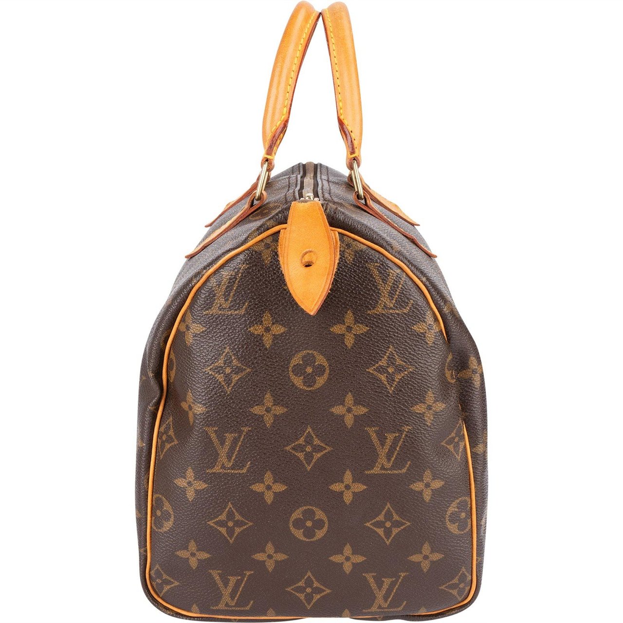 Louis Vuitton Louis Vuitton Monogram Canvas Speedy 30 Handbag Bruin