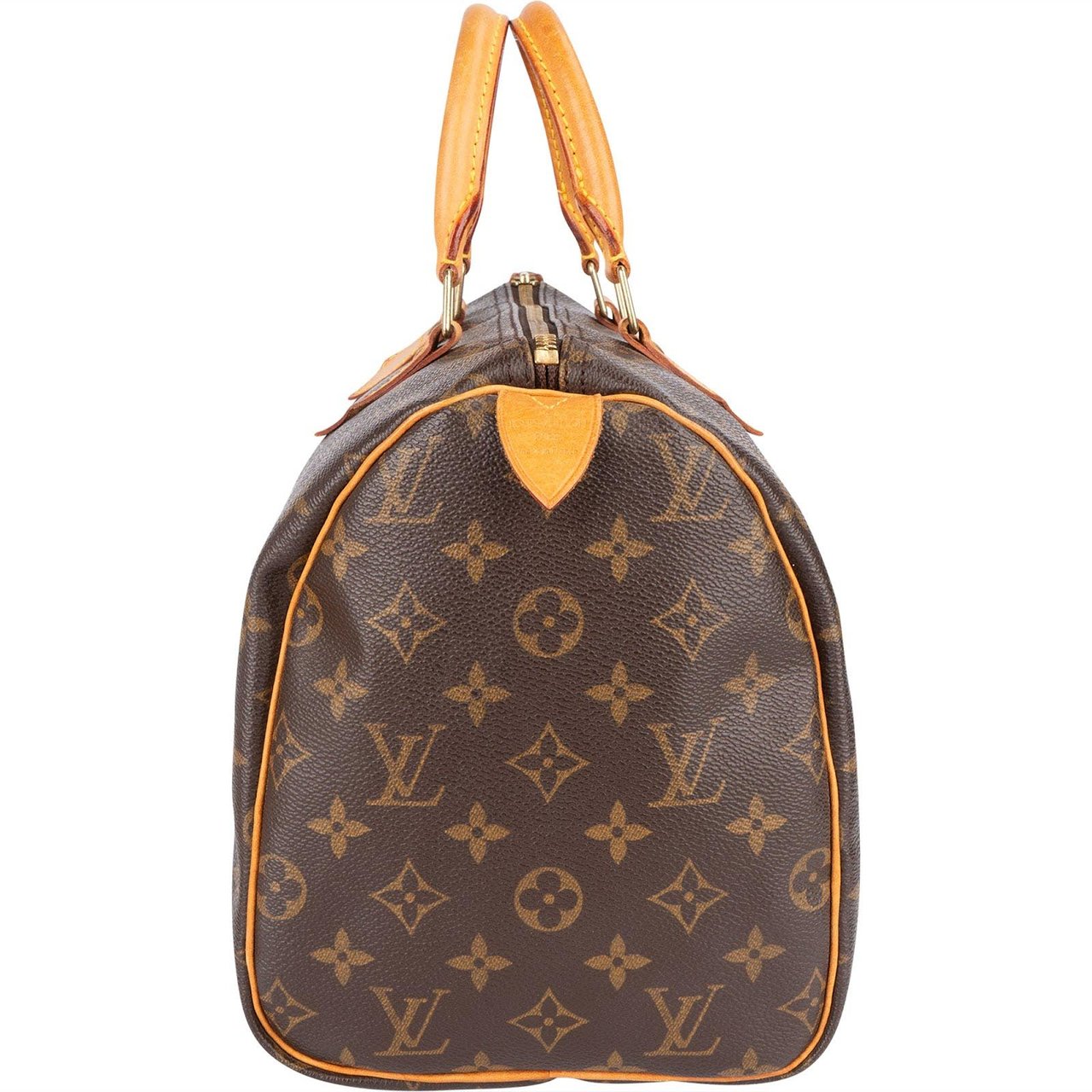 Louis Vuitton Louis Vuitton Monogram Canvas Speedy 30 Handbag Bruin