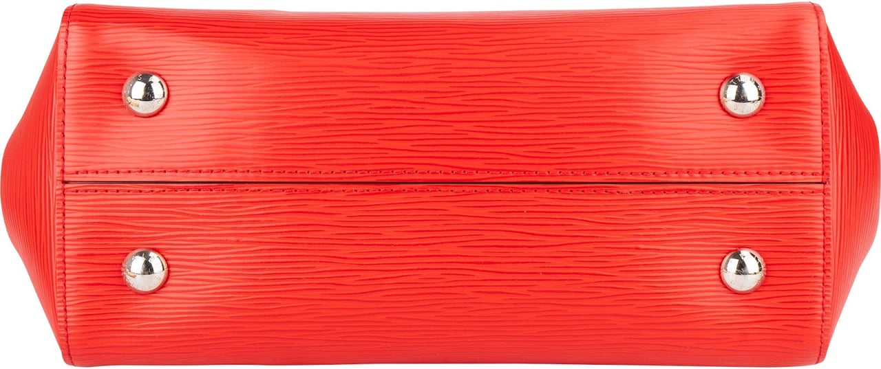 Louis Vuitton Louis Vuitton Red Epi Leather Marly MM Handbag Rood