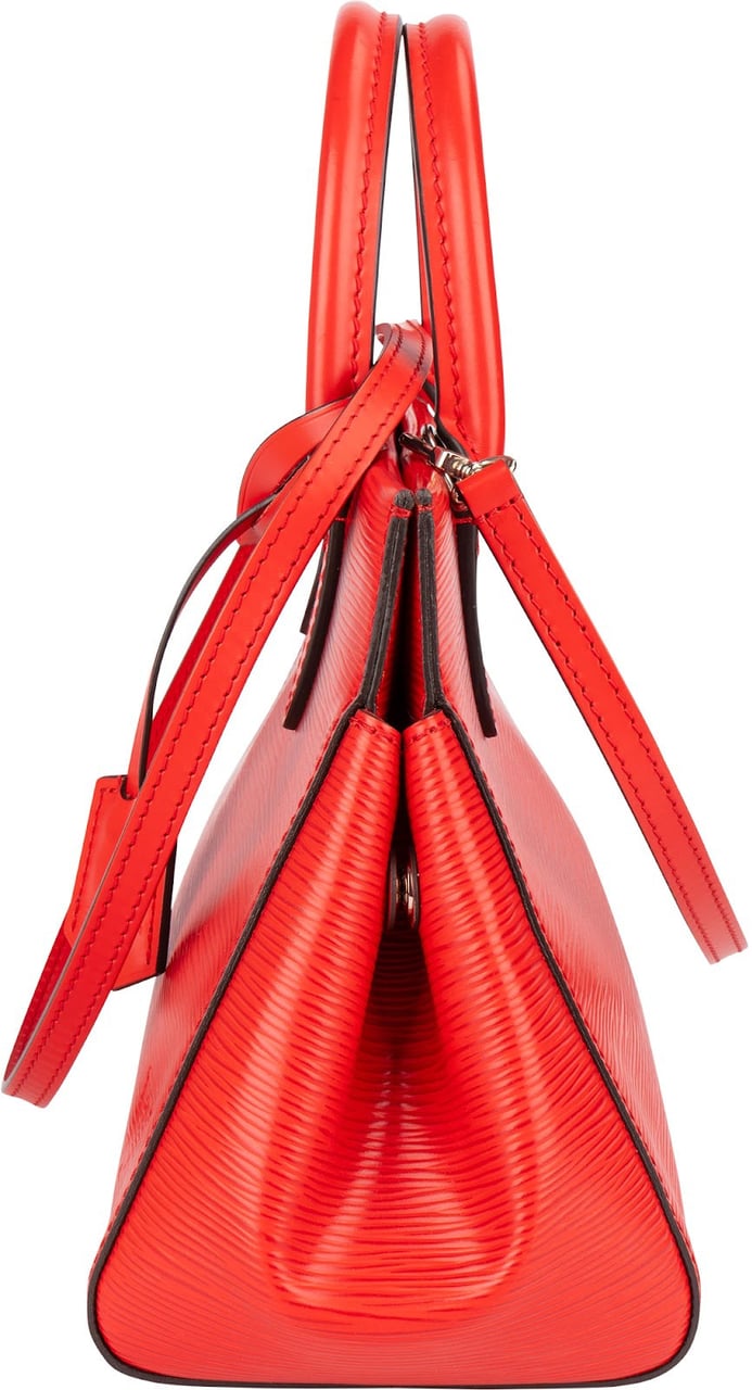 Louis Vuitton Louis Vuitton Red Epi Leather Marly MM Handbag Rood