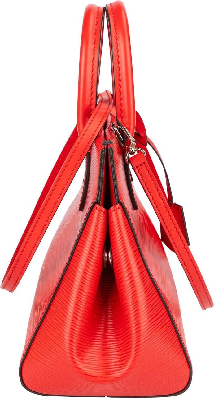 Louis Vuitton Louis Vuitton Red Epi Leather Marly MM Handbag Rood