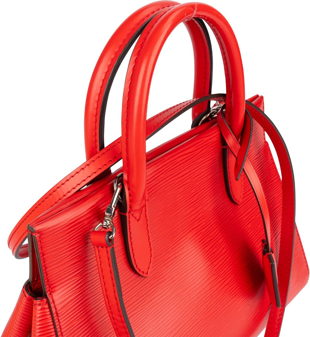 Louis Vuitton Louis Vuitton Red Epi Leather Marly MM Handbag Rood