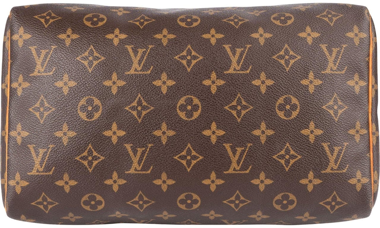 Louis Vuitton Louis Vuitton Monogram Canvas Speedy 30 Handbag Bruin
