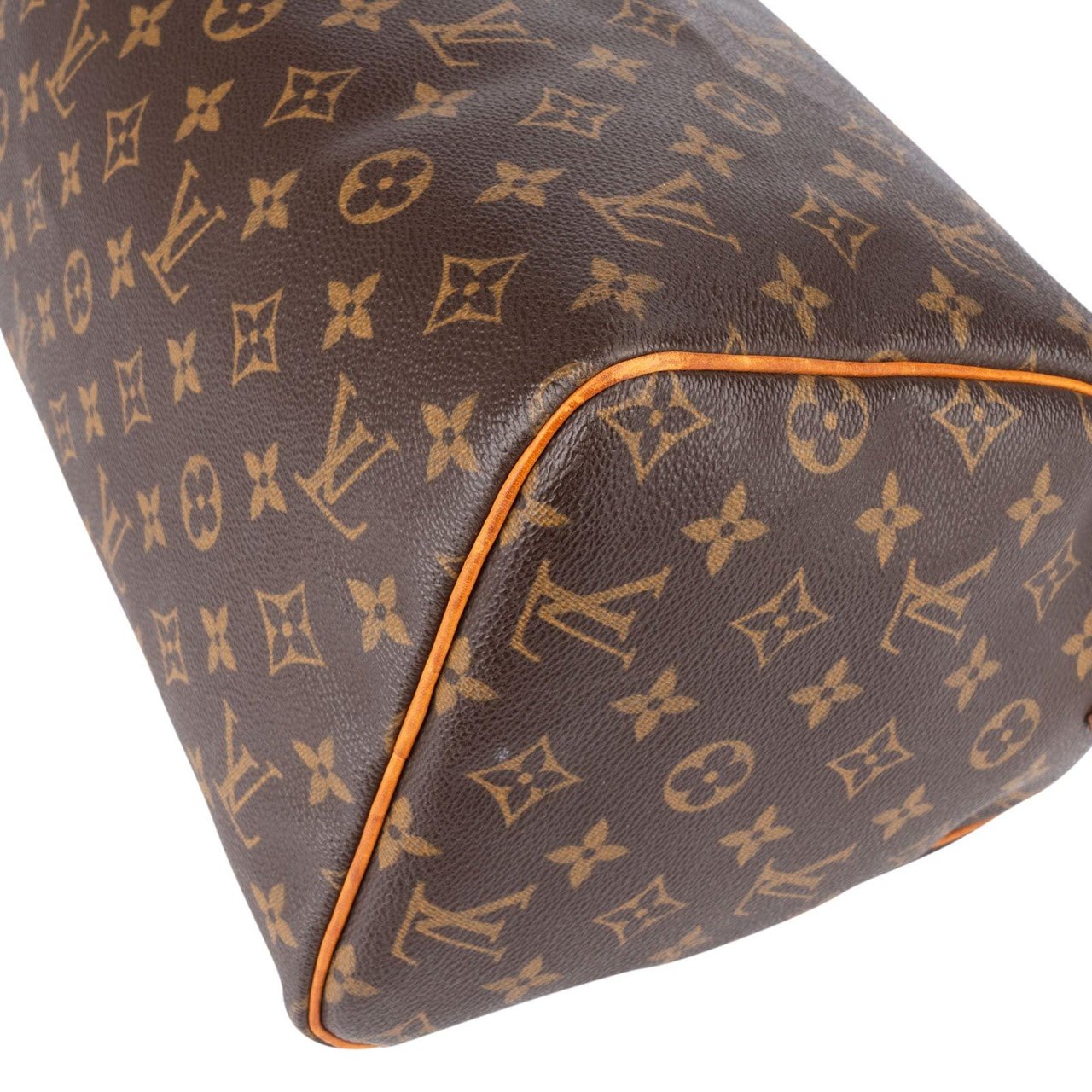 Louis Vuitton Louis Vuitton Monogram Canvas Speedy 30 Handbag Bruin