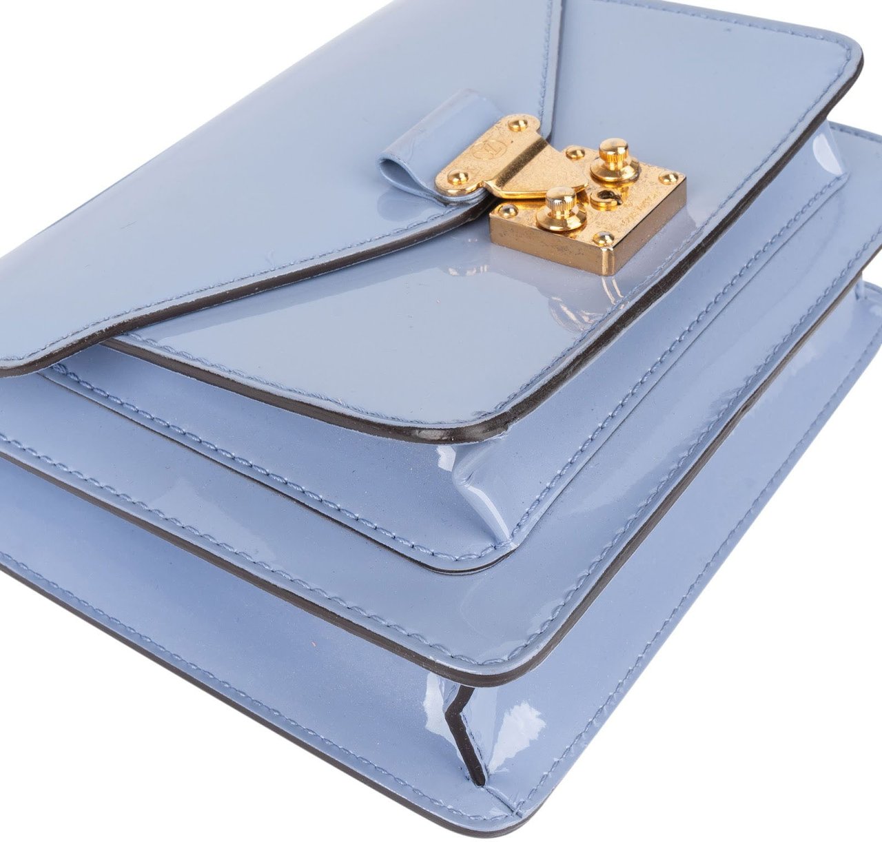 Louis Vuitton Louis Vuitton Monogram Vernis Monceau BB Handbag Lichtblauw