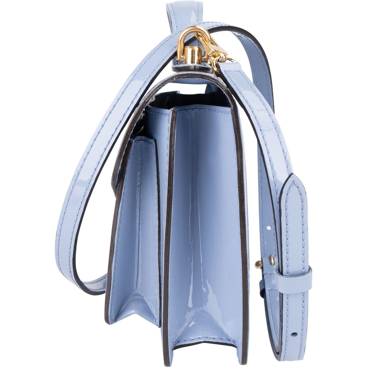Louis Vuitton Louis Vuitton Monogram Vernis Monceau BB Handbag Lichtblauw