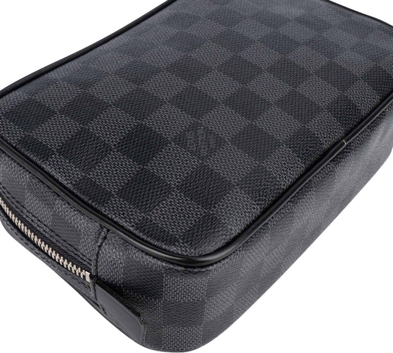 Louis Vuitton Louis Vuitton Monogram Damier Graphite Trousse Toilette Clutch Zwart