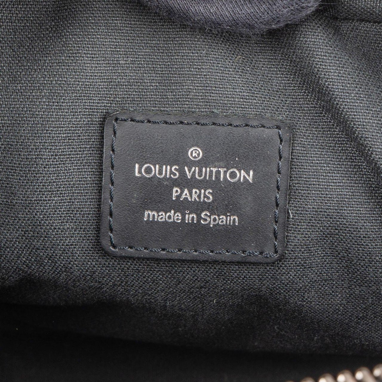 Louis Vuitton Louis Vuitton Noir Epi Leather Homme Clutch Zwart