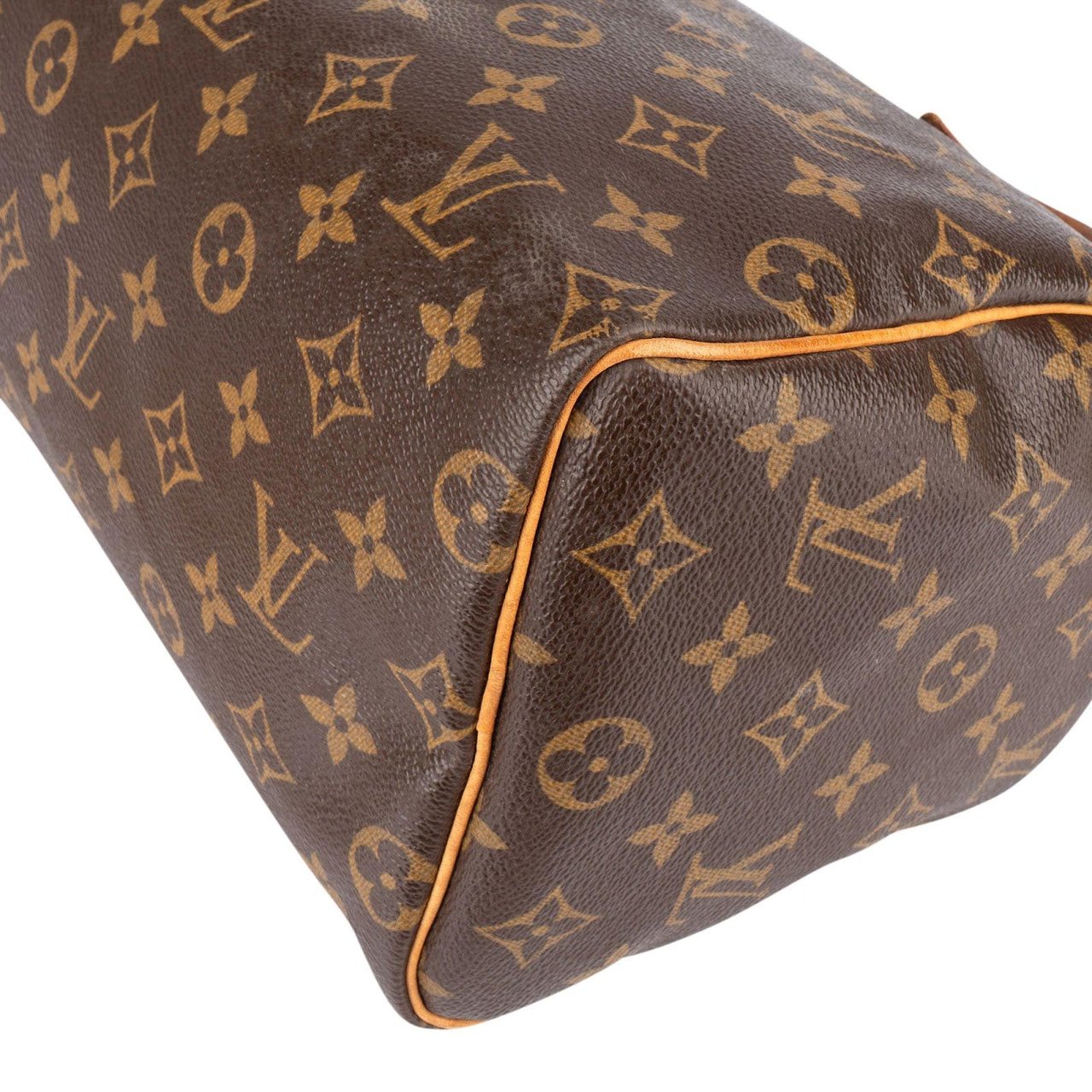 Louis Vuitton Louis Vuitton Monogram Canvas Speedy 25 Handbag Bruin