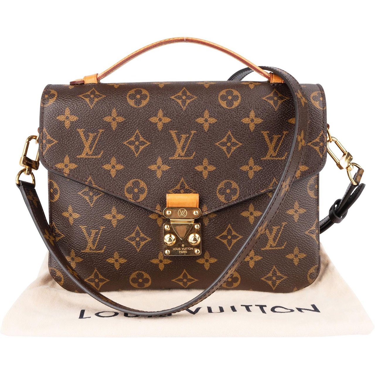 Louis Vuitton Louis Vuitton Monogram Canvas Pochette Métis Handbag Bruin
