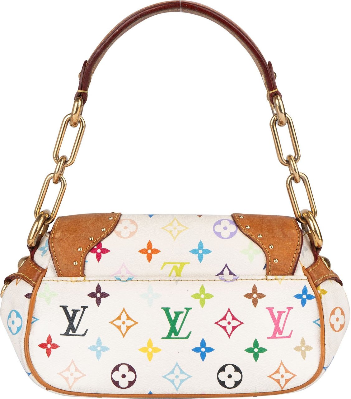 Louis Vuitton Canvas Monogram Murakami Multicolor Marilyn Handbag Wit