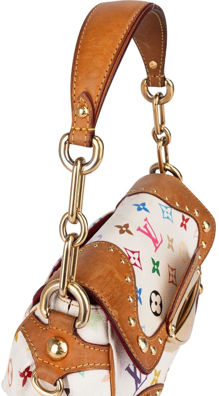Louis Vuitton Canvas Monogram Murakami Multicolor Marilyn Handbag Wit