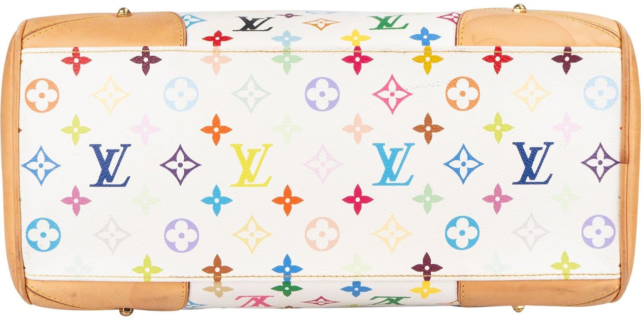 Louis Vuitton Monogram Canvas Murakami Multicolor Claudia Shoulder Bag Wit
