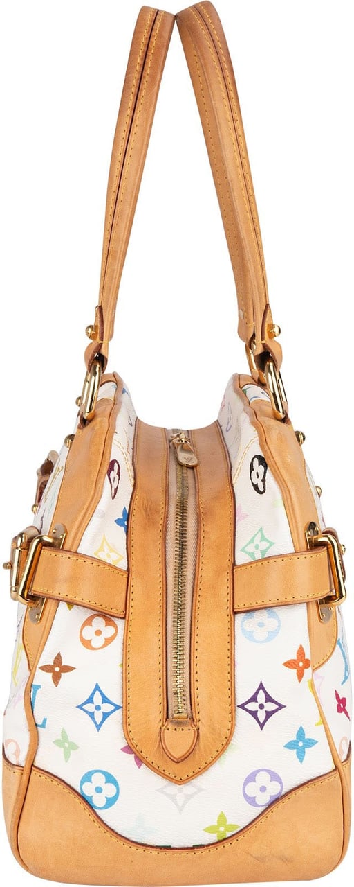 Louis Vuitton Monogram Canvas Murakami Multicolor Claudia Shoulder Bag Wit