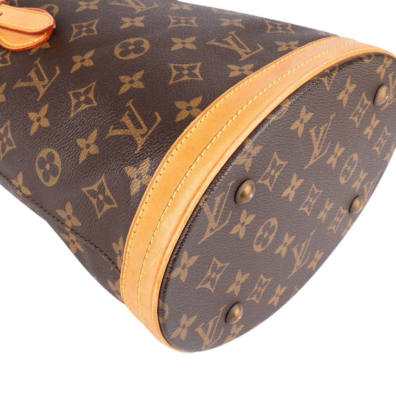 Louis Vuitton Louis Vuitton Monogram Canvas Bucket PM Shoulder Bag Bruin