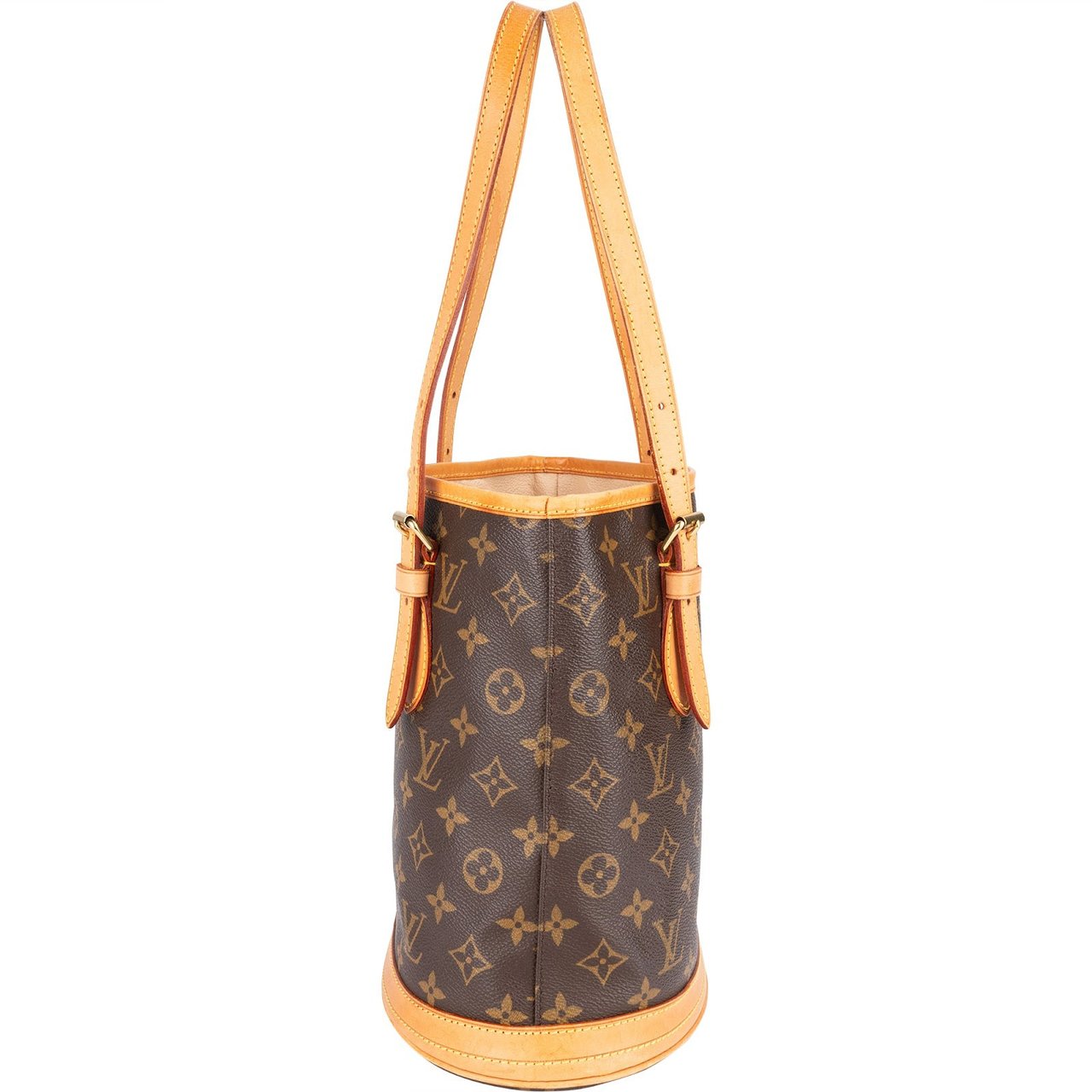 Louis Vuitton Louis Vuitton Monogram Canvas Bucket PM Shoulder Bag Bruin