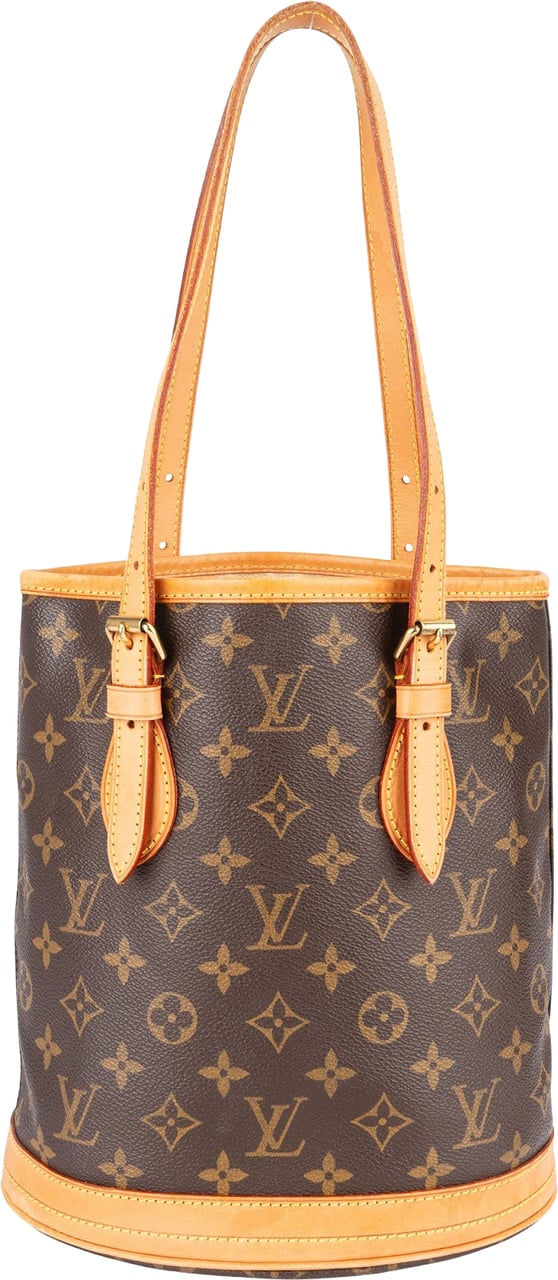 Louis Vuitton Louis Vuitton Monogram Canvas Bucket PM Shoulder Bag Bruin
