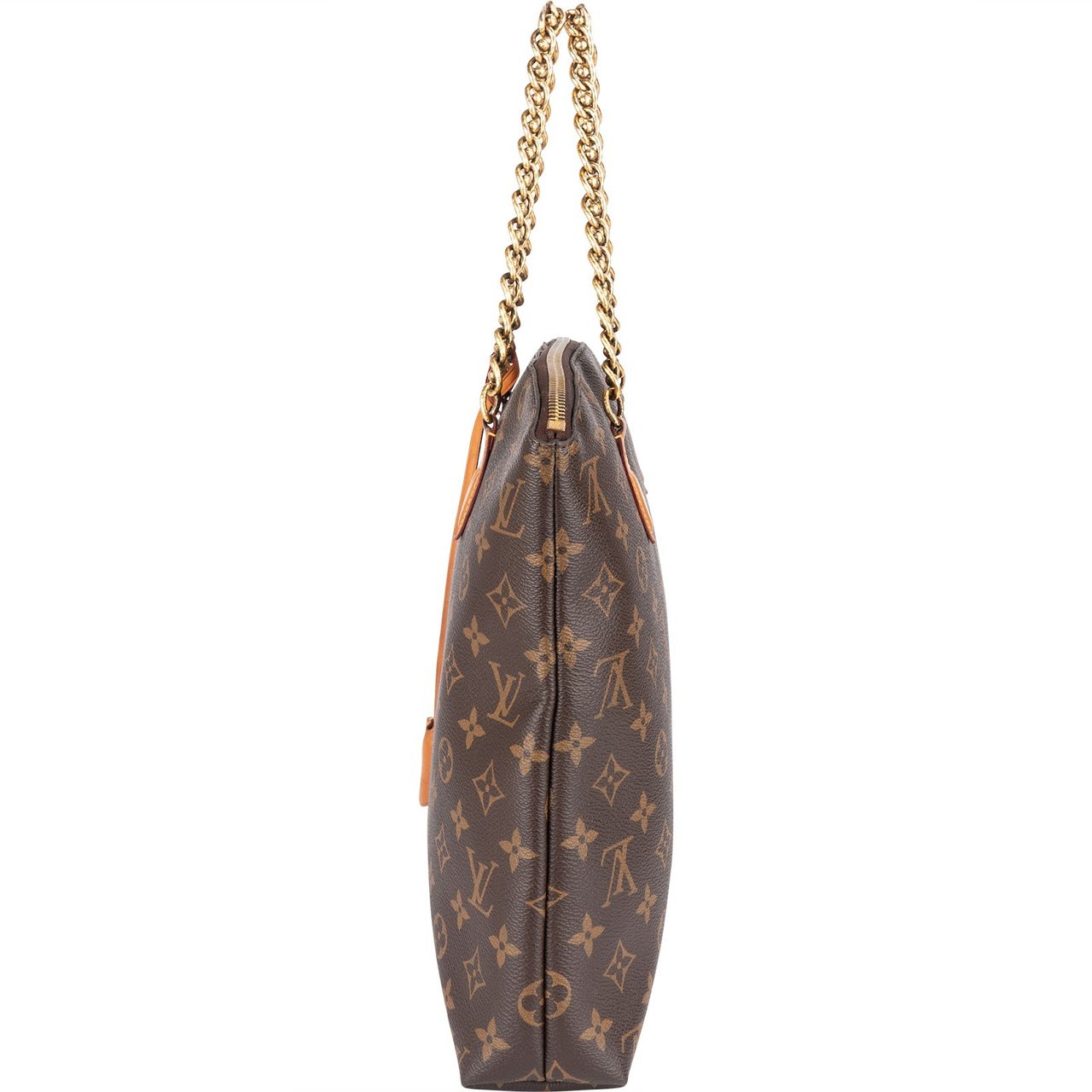 Louis Vuitton Louis Vuitton Limited Monogram Canvas Lockit Chain MM Handbag Bruin