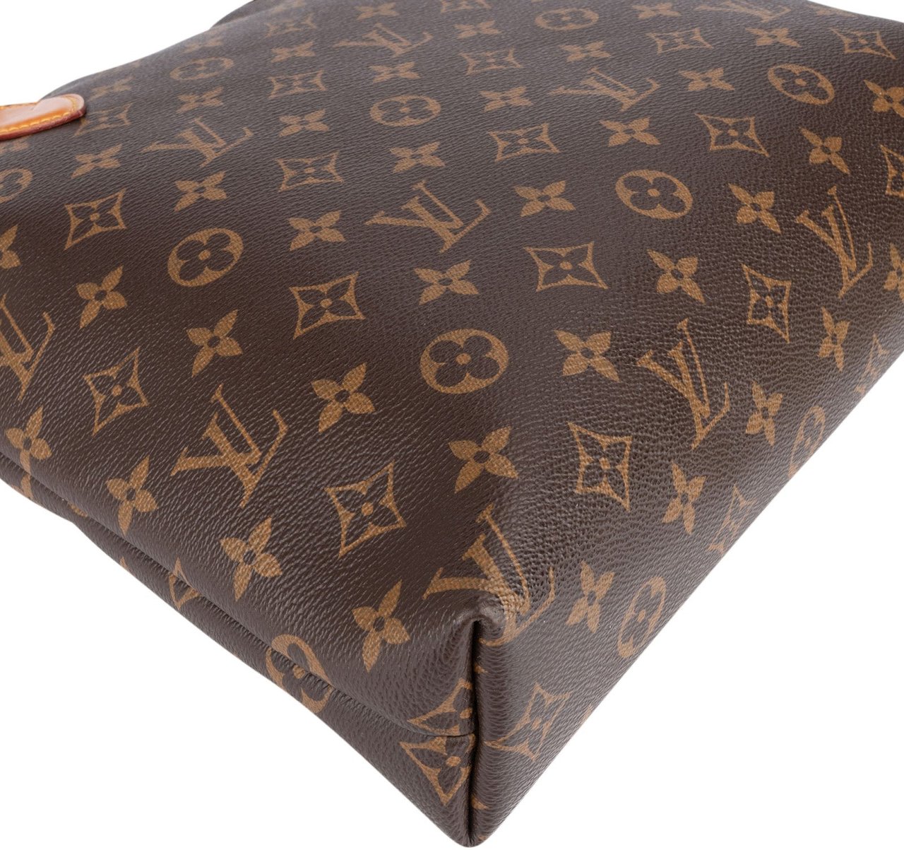 Louis Vuitton Limited Monogram Canvas Lockit Chain MM Handbag Bruin