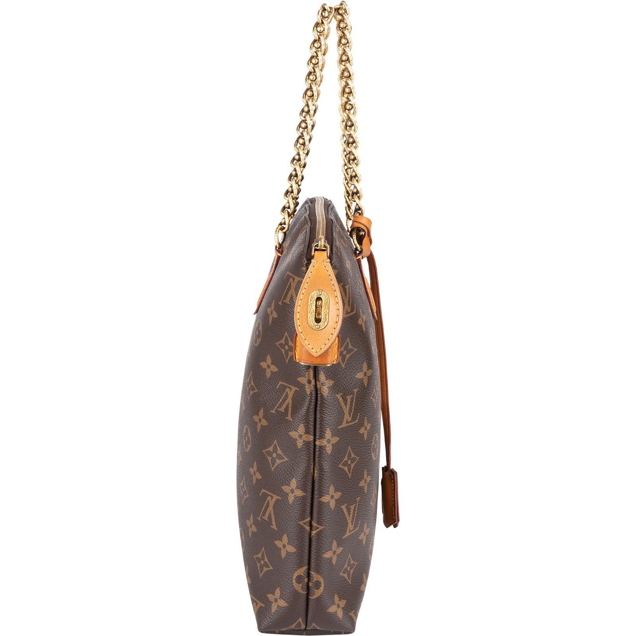 Louis Vuitton Limited Monogram Canvas Lockit Chain MM Handbag Bruin
