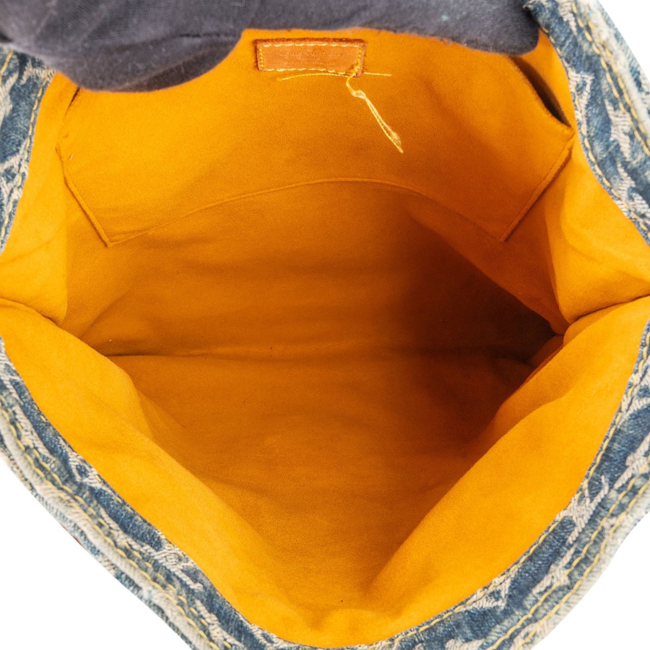 Louis Vuitton Louis Vuitton Monogram Denim Sac Plat Handbag Blauw