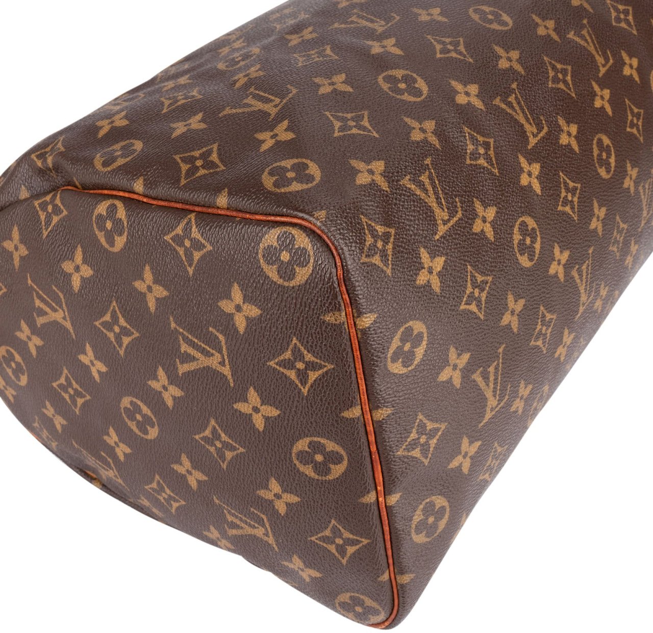 Louis Vuitton Louis Vuitton Monogram Canvas Speedy 35 Handbag Bruin