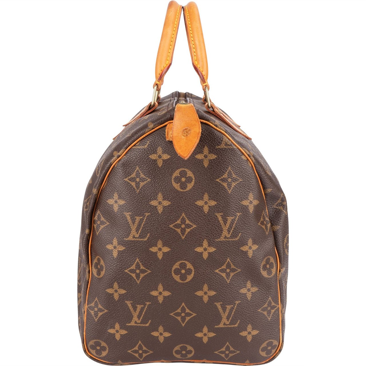 Louis Vuitton Louis Vuitton Monogram Canvas Speedy 35 Handbag Bruin