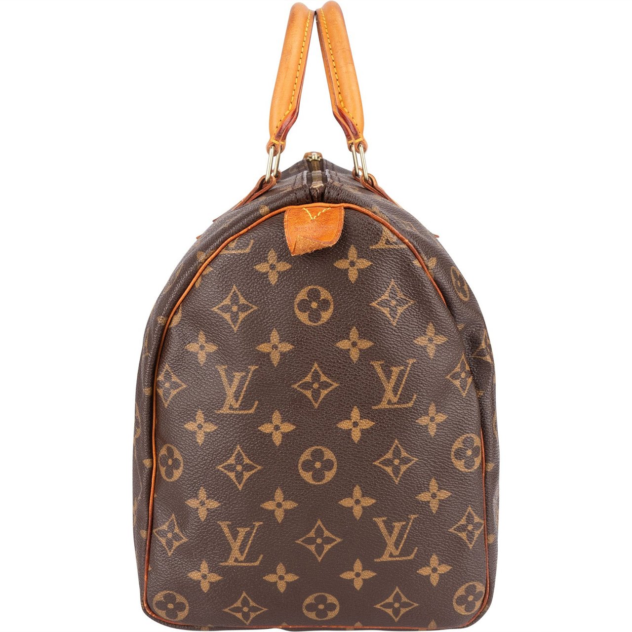 Louis Vuitton Louis Vuitton Monogram Canvas Speedy 35 Handbag Bruin