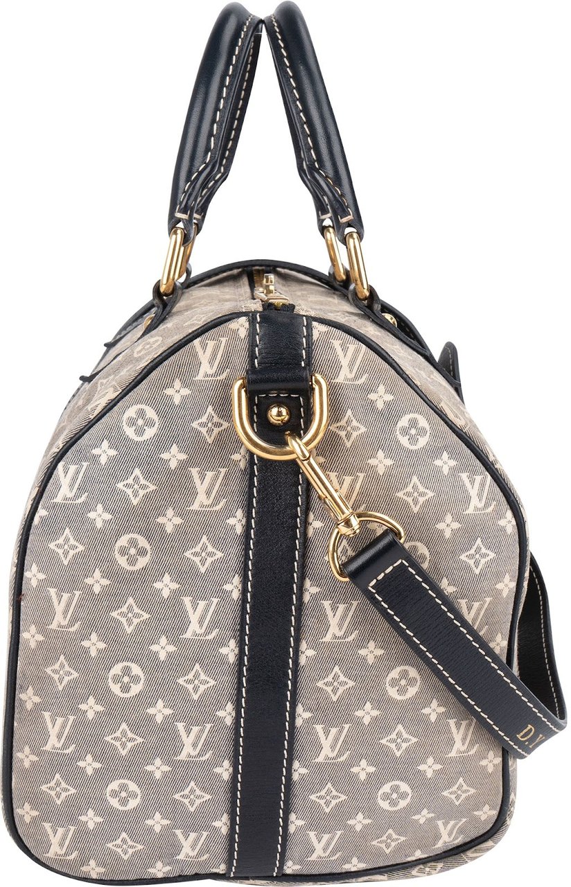 Louis Vuitton Louis Vuitton Monogram Mini Lin Speedy 25 Bandoulière Handbag Donkergrijs