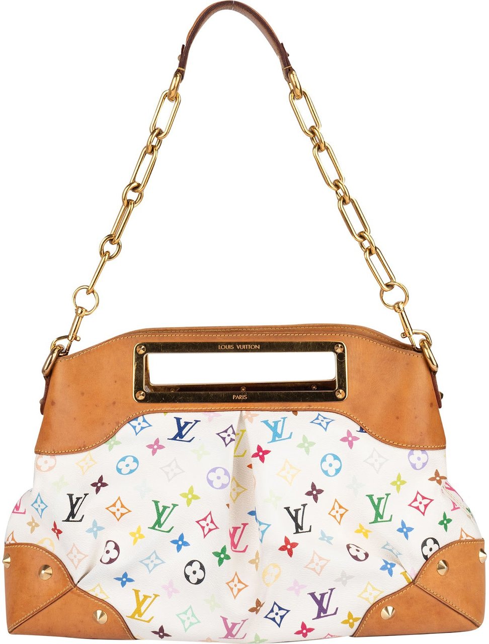 Louis Vuitton Monogram Murakami Multicolor Canvas Judy Shoulder Bag Wit