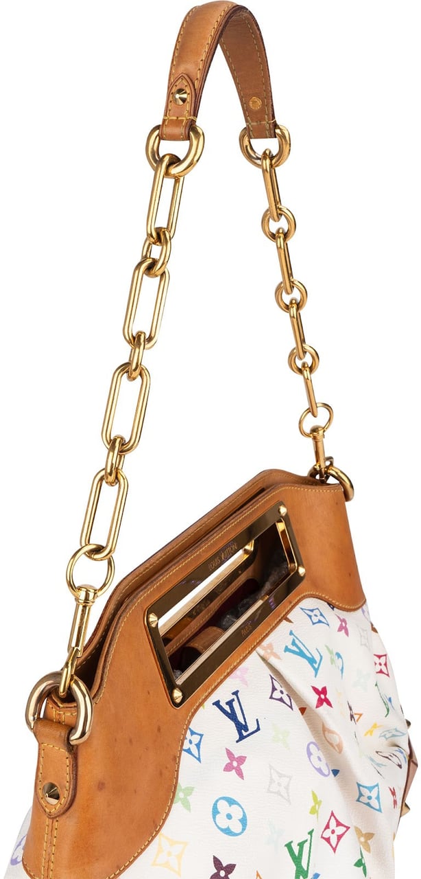 Louis Vuitton Monogram Murakami Multicolor Canvas Judy Shoulder Bag Wit