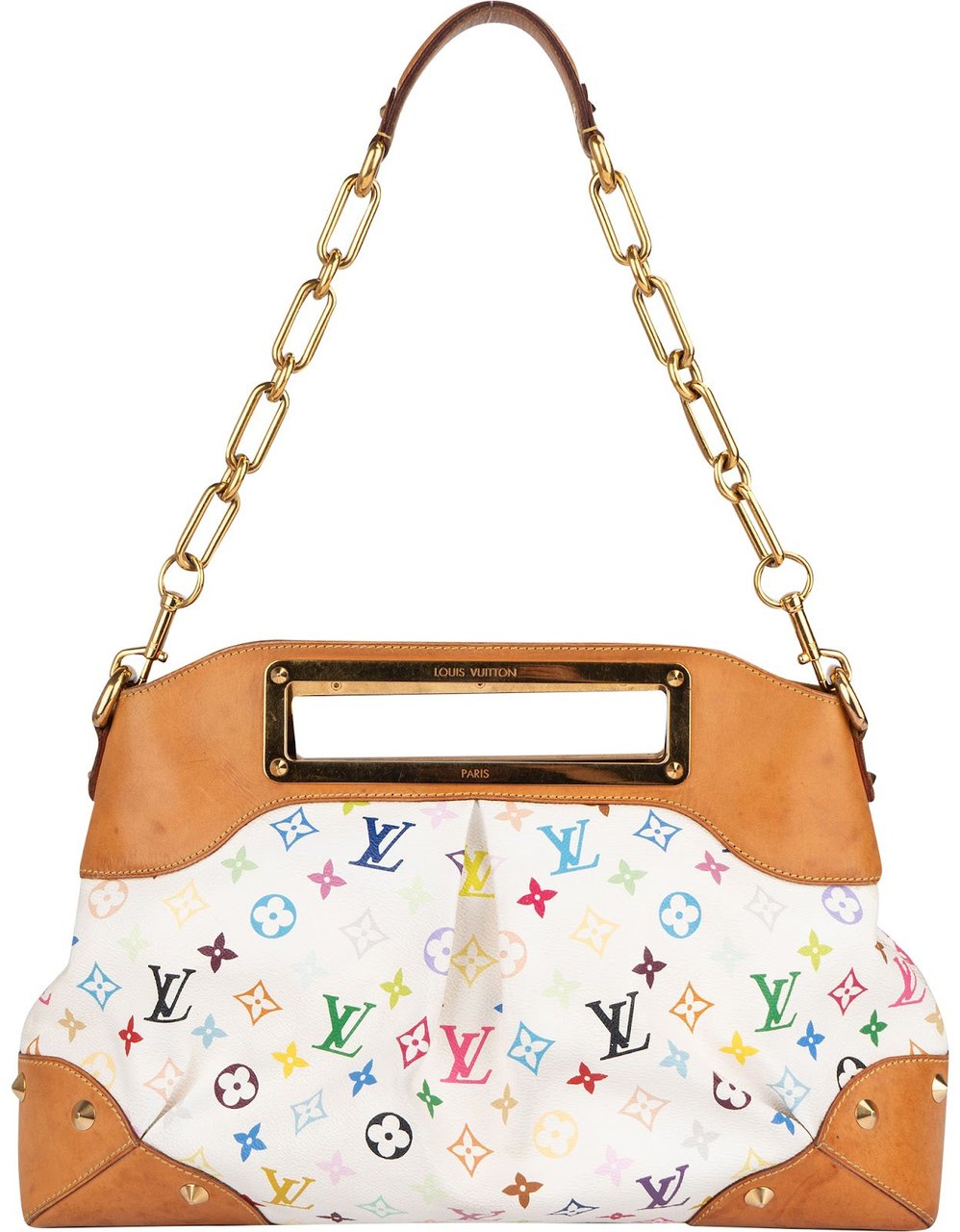 Louis Vuitton Monogram Murakami Multicolor Canvas Judy Shoulder Bag Wit