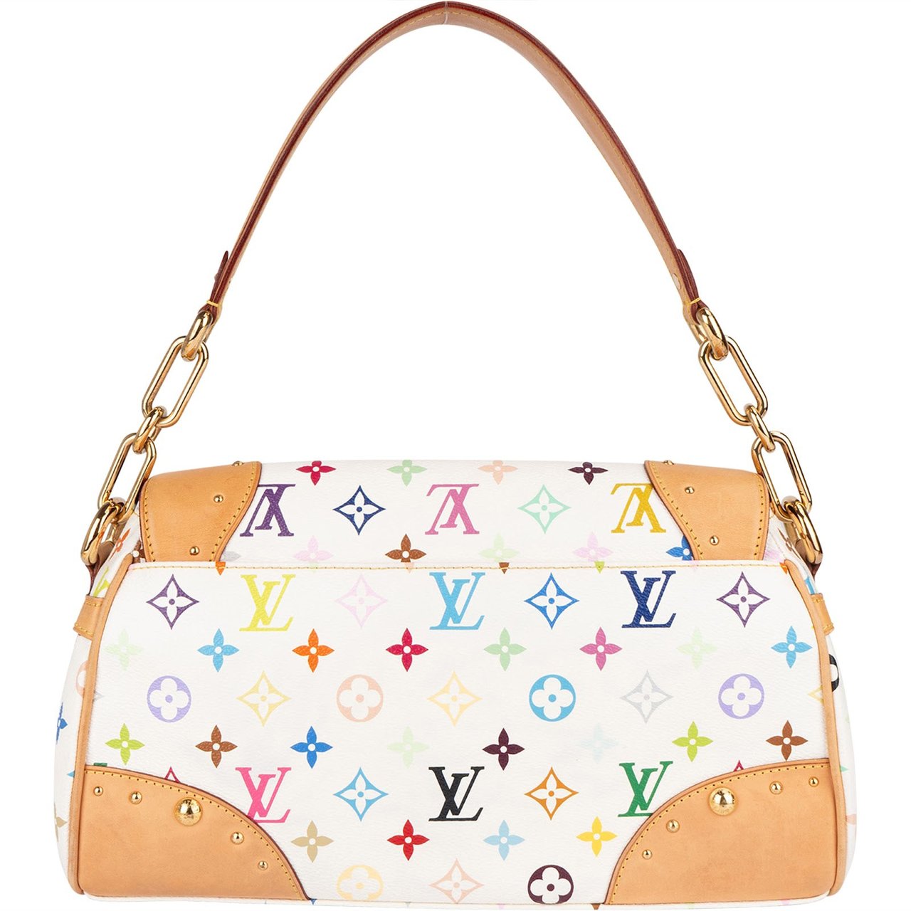 Louis Vuitton Louis Vuitton Monogram Murakami Multicolor Canvas Beverly MM Shoulder Bag Wit