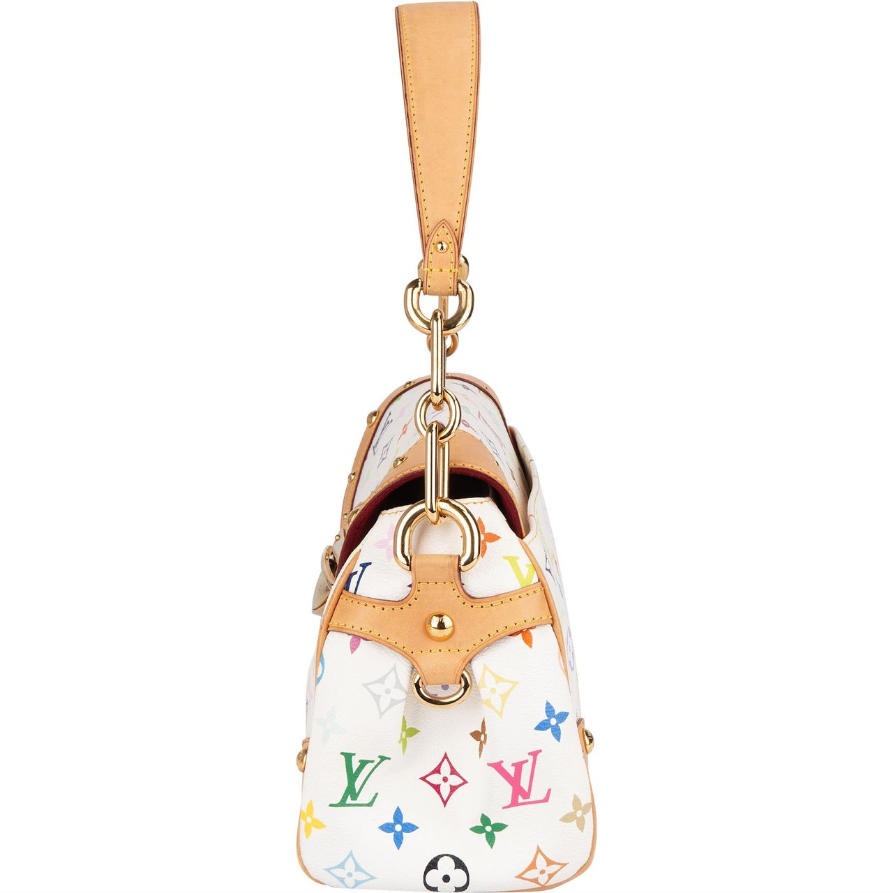 Louis Vuitton Louis Vuitton Monogram Murakami Multicolor Canvas Beverly MM Shoulder Bag Wit