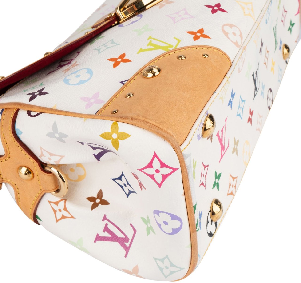 Louis Vuitton Louis Vuitton Monogram Murakami Multicolor Canvas Beverly MM Shoulder Bag Wit