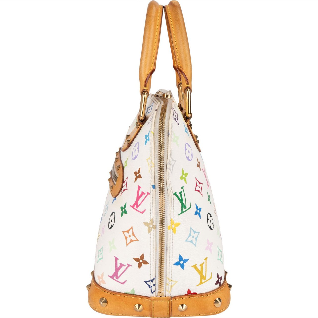 Louis Vuitton Monogram Murakami Multicolor Canvas Alma PM Handbag Wit