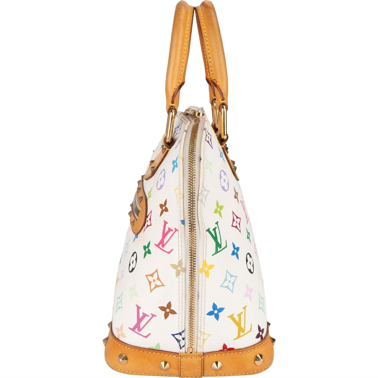 Louis Vuitton Louis Vuitton Monogram Murakami Multicolor Canvas Alma PM Handbag Wit