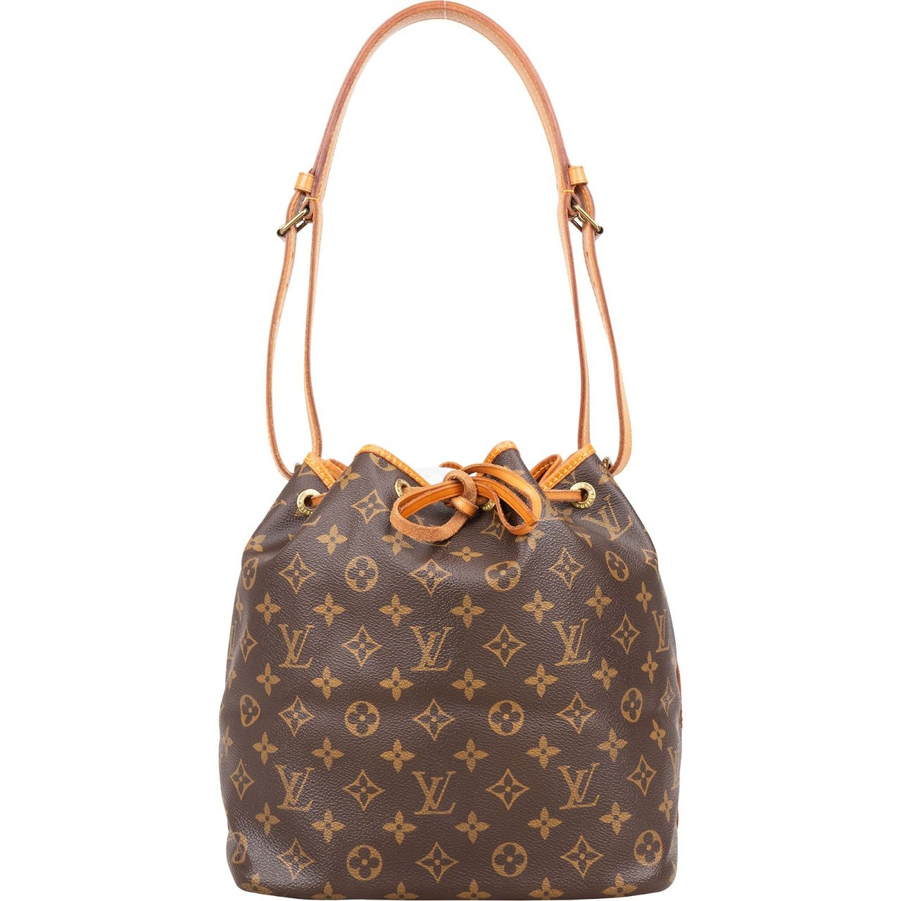 Louis Vuitton Monogram Canvas Sac Noé Petit Shoulder Bag Bruin