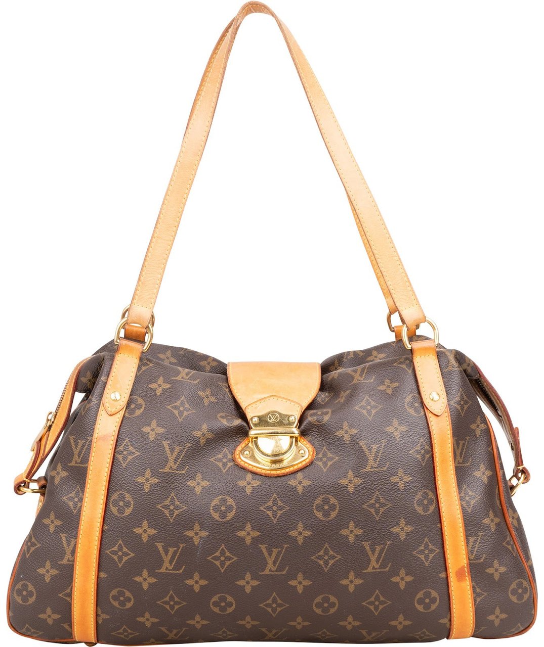 Louis Vuitton Monogram Canvas Stresa PM Shoulder Bag Bruin