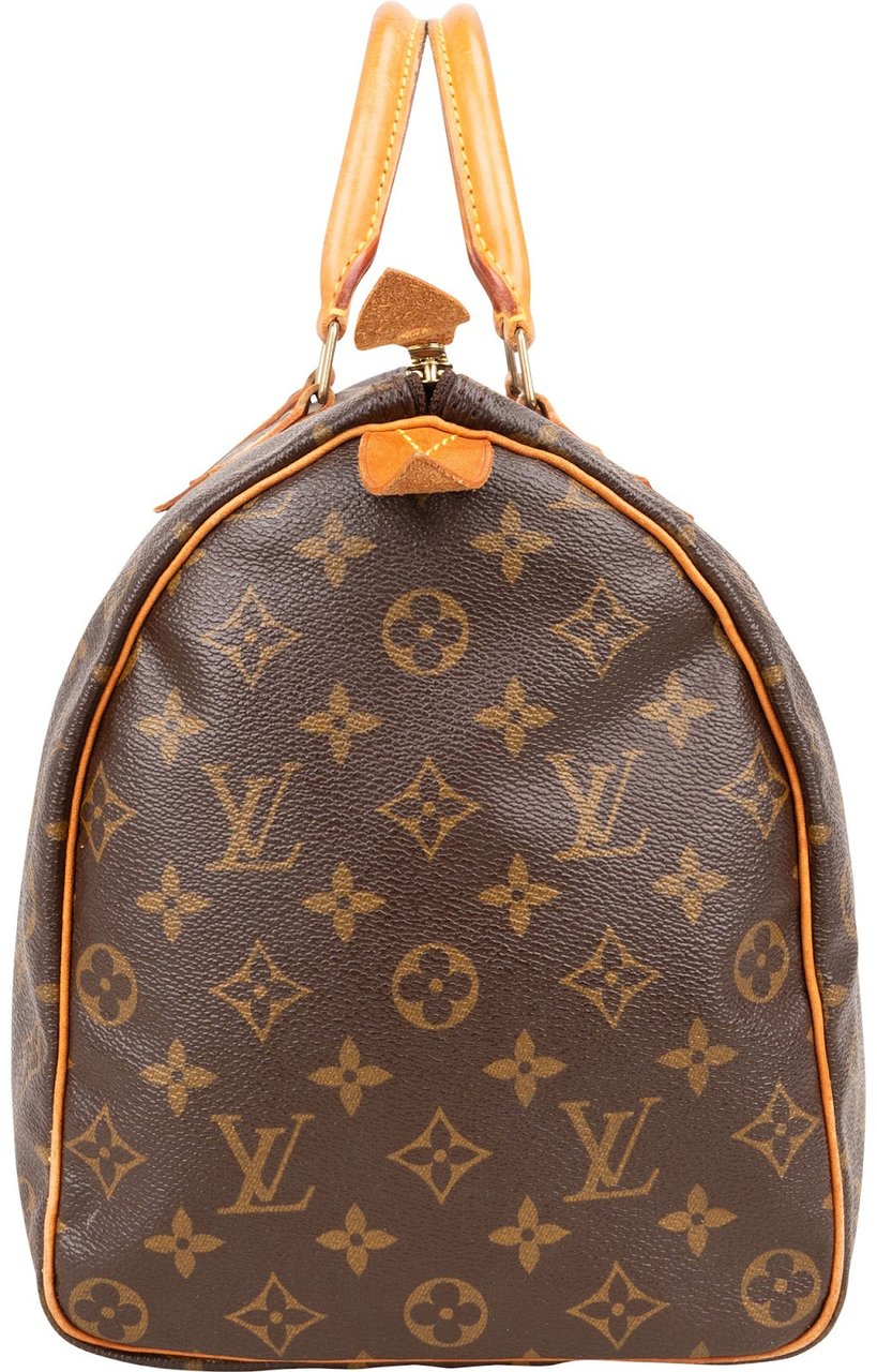Louis Vuitton Louis Vuitton Monogram Canvas Speedy 35 Handbag Bruin