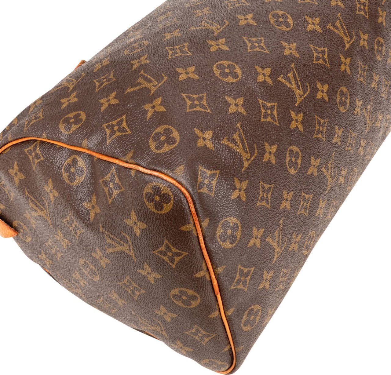 Louis Vuitton Louis Vuitton Monogram Canvas Speedy 35 Handbag Bruin