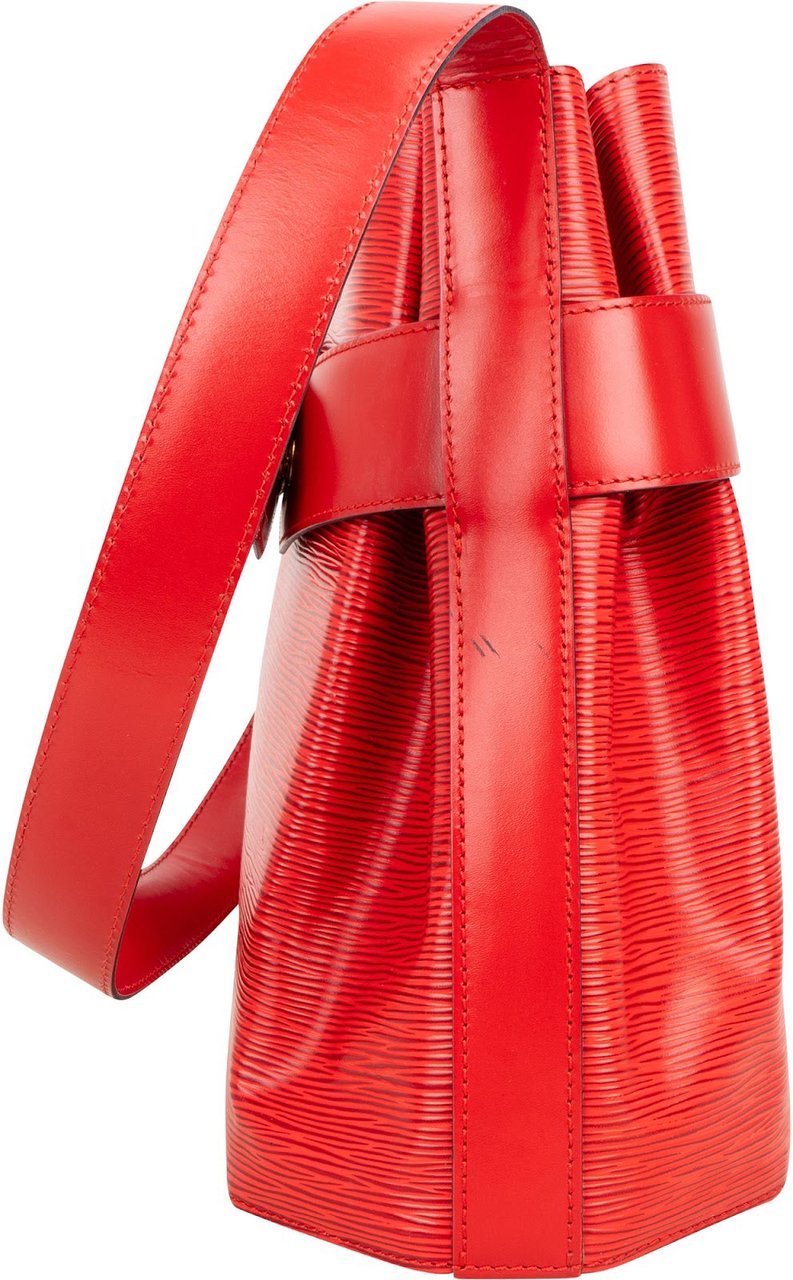 Louis Vuitton Louis Vuitton Red Epi Leather Sac De Paule PM Shoulder Bag Rood