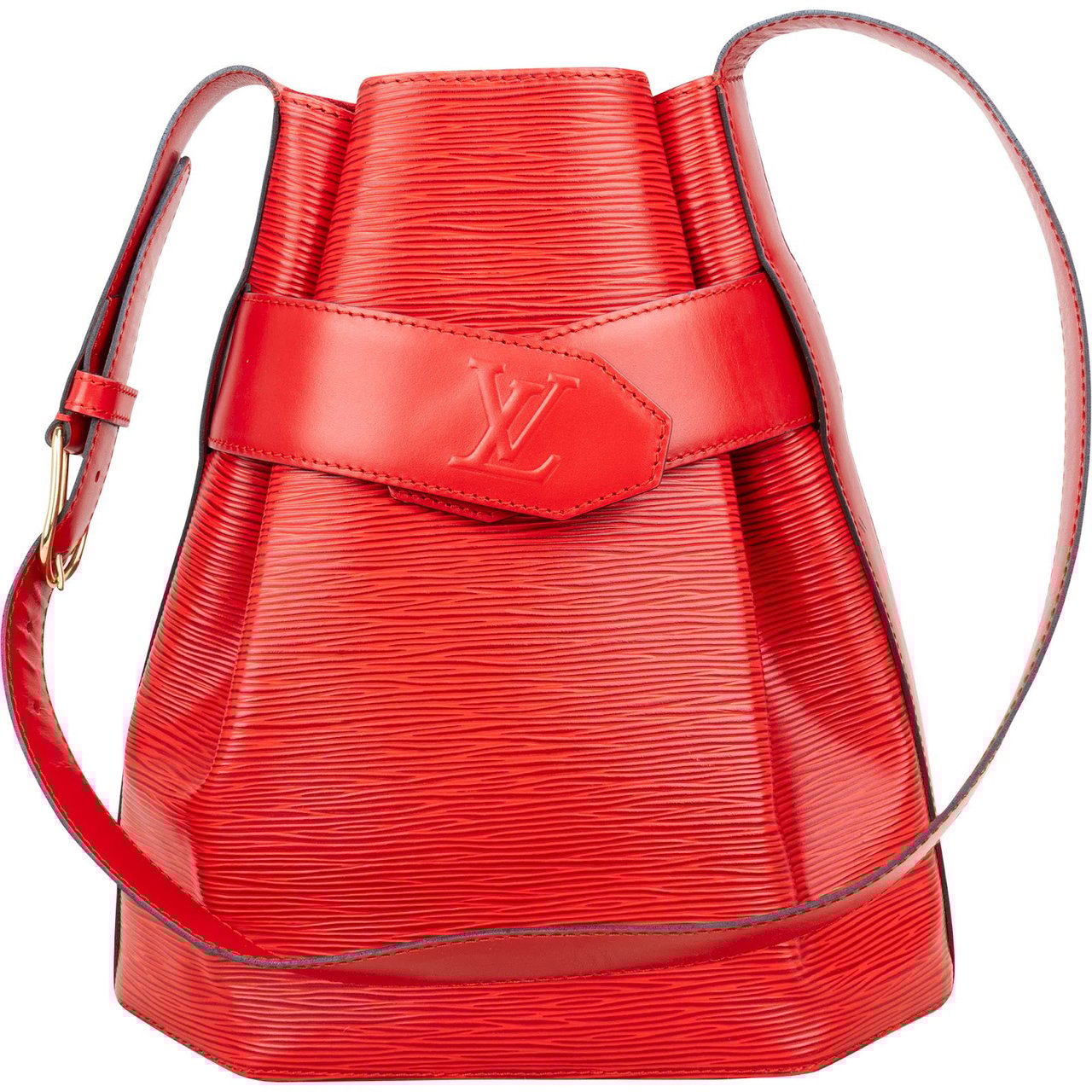 Louis Vuitton Louis Vuitton Red Epi Leather Sac De Paule PM Shoulder Bag Rood