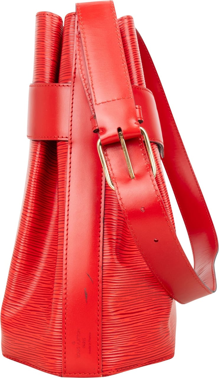 Louis Vuitton Louis Vuitton Red Epi Leather Sac De Paule PM Shoulder Bag Rood